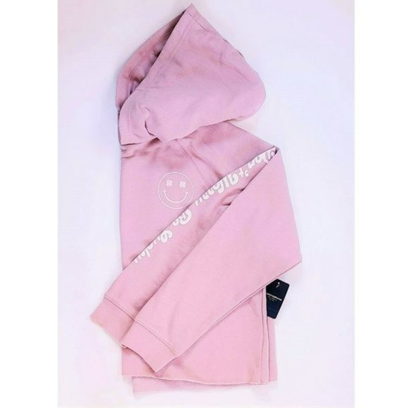 NWT LUCKY BRAND Cotton French Terry Smile Emoji Hoodie - Picture 4 of 7